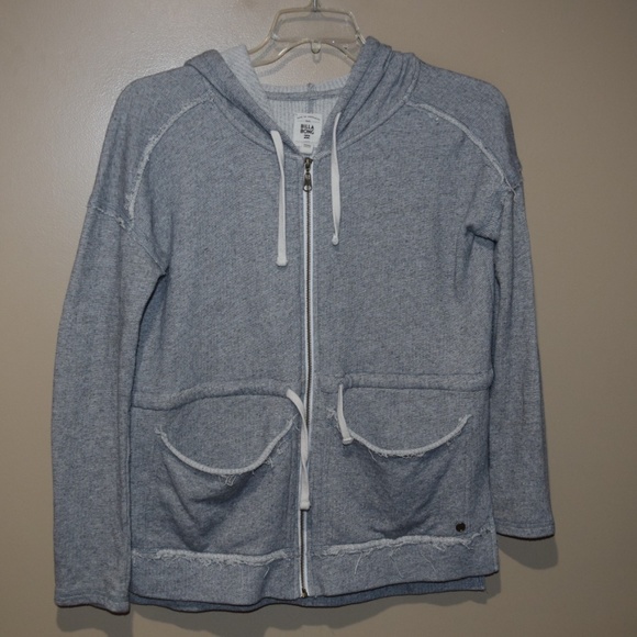 BILLABONG Shed Light HOODIE Women's Sz S  Full-Zip Hooded Sweatshirt JACKET - Picture 3 of 7